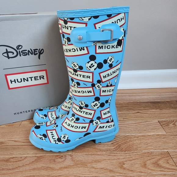 New Hunter Disney Mickey Mouse Limited Edition Kids Boots - Picture 5 of 10